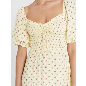 🟡 {PRICE FIRM} Faithfull the Brand Santa Maria Floral Print Dress